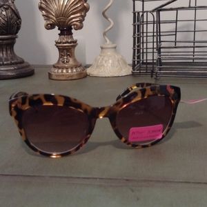 Betsey Johnson Tortoise Cat Eye Sunglasses